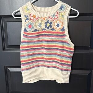 American Eagle Crocheted Sweater Vest/Tank